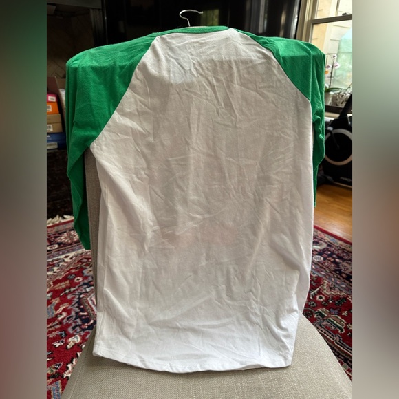 Disney Green and White 3/4 Sleeve Tee-Shirt. NWT LADIES MEDIUM - Picture 4 of 4